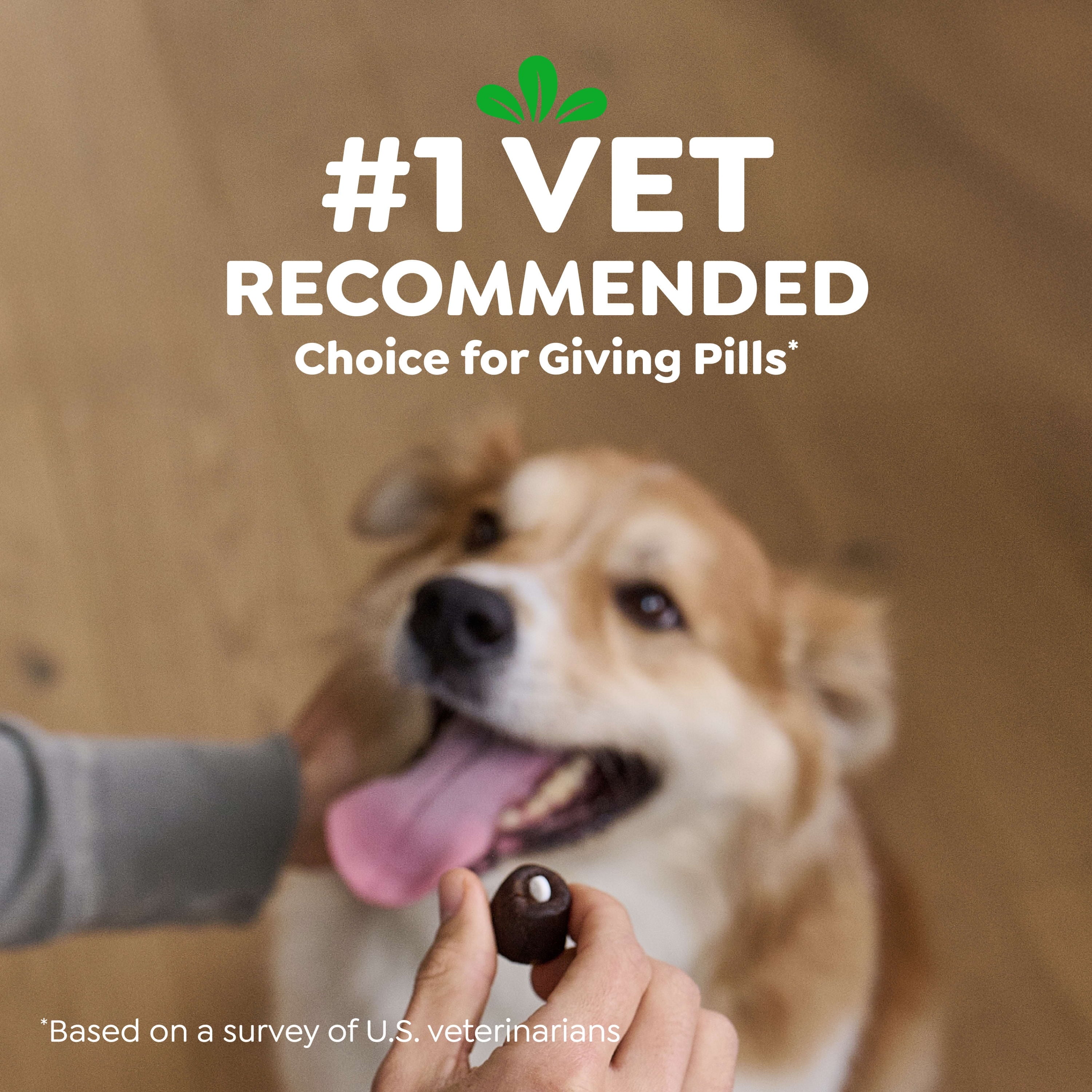 Pill Pockets for Dogs Hickory Smoke Large, Capsule Size Soft Dog Treats, 7.9 Oz (30 Pk)